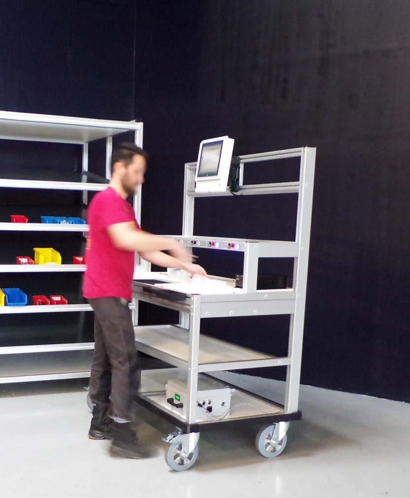 Outils de production présentés dans le Showroom