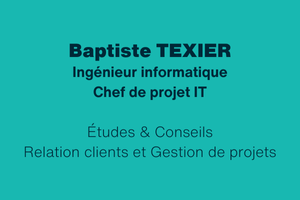 présentation de l'équipe : Bapstiste