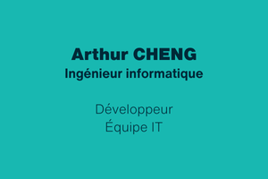 Présentation notre équipe d'experts : Arthur