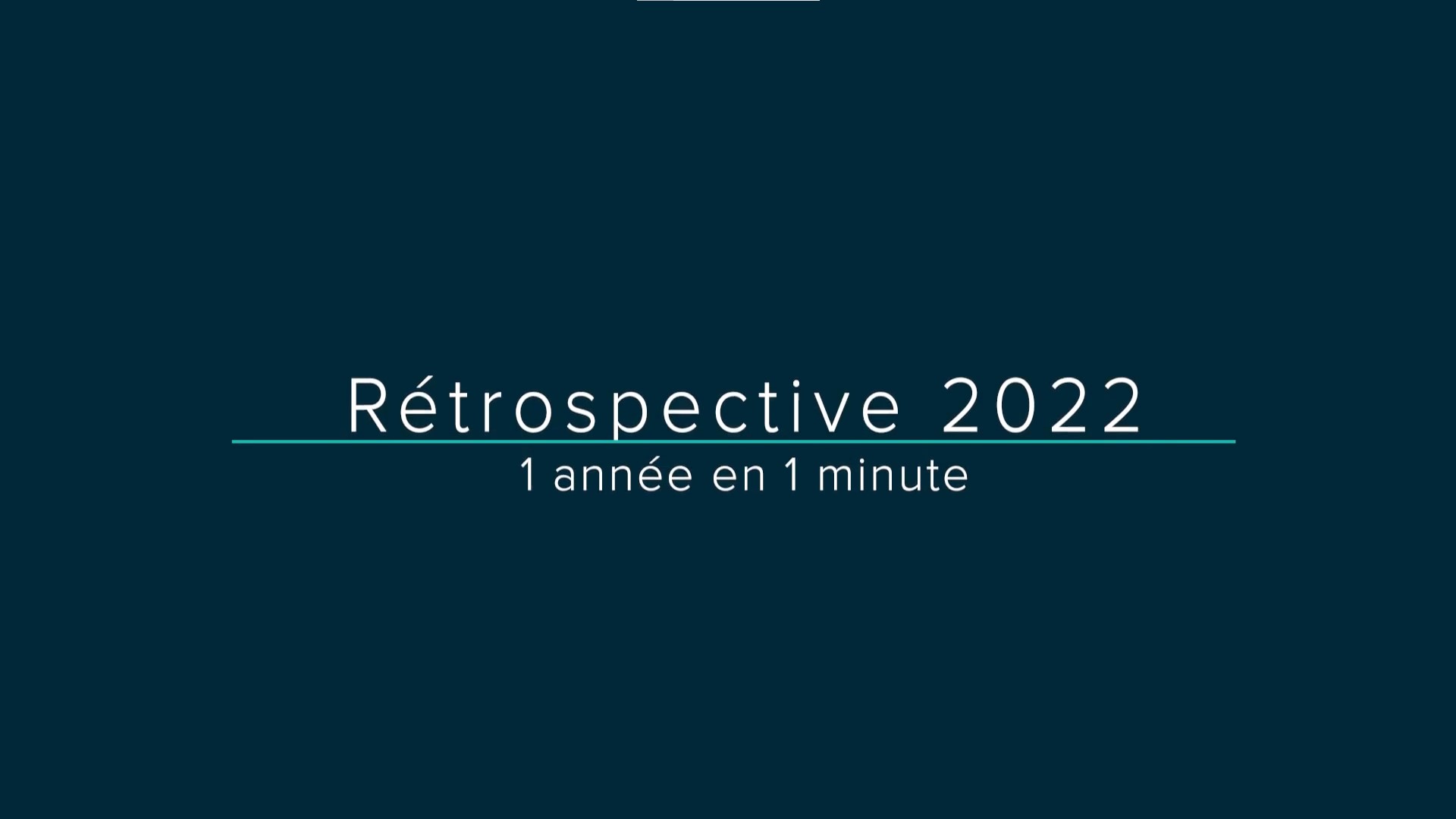 1 année en 1 minute : rétrospective 2022 de Signature One