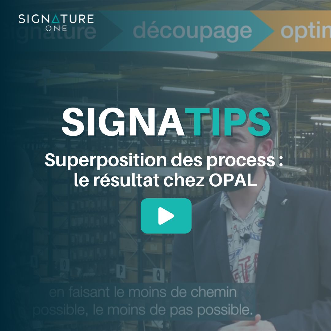 Signatips : Superposition des process – le résultat chez Opal