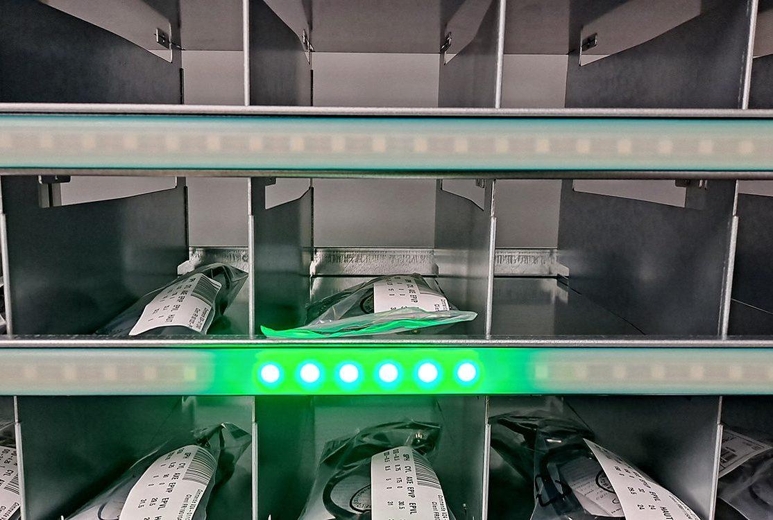Solutions pick to light sur un meuble