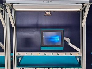 Poste de travail avec caméra