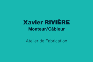 Présentation de l'équipe : Xavier