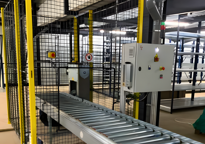 Pilotage des équipements automatisés : autre exemple de convoyeurs à rouleaux