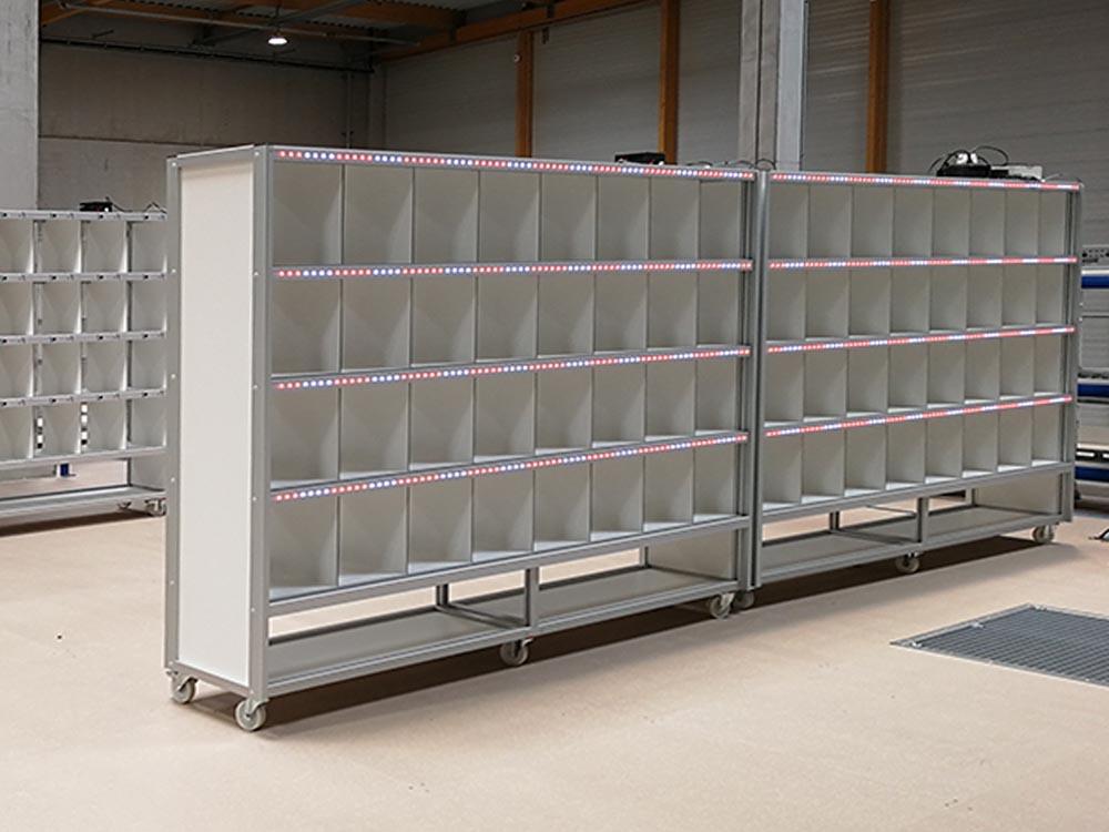 Murs de ventilation pour cross-docking