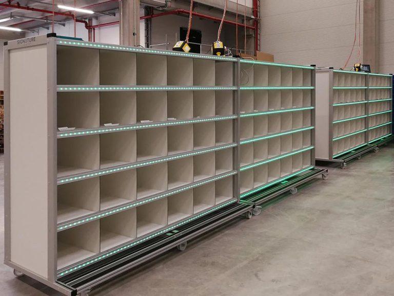 Transfert et stockage : meubles pour cross docking