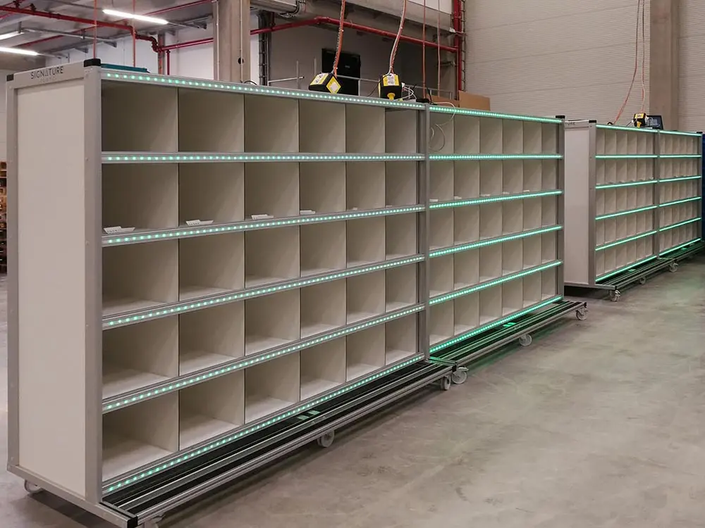 Transfert et stockage : meubles pour cross docking