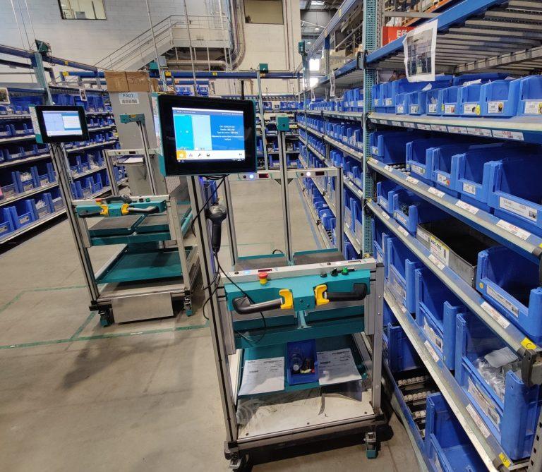 Solution mise en place sur le site de la Toulousaine pour l'optimisation de ses préparations de commande
