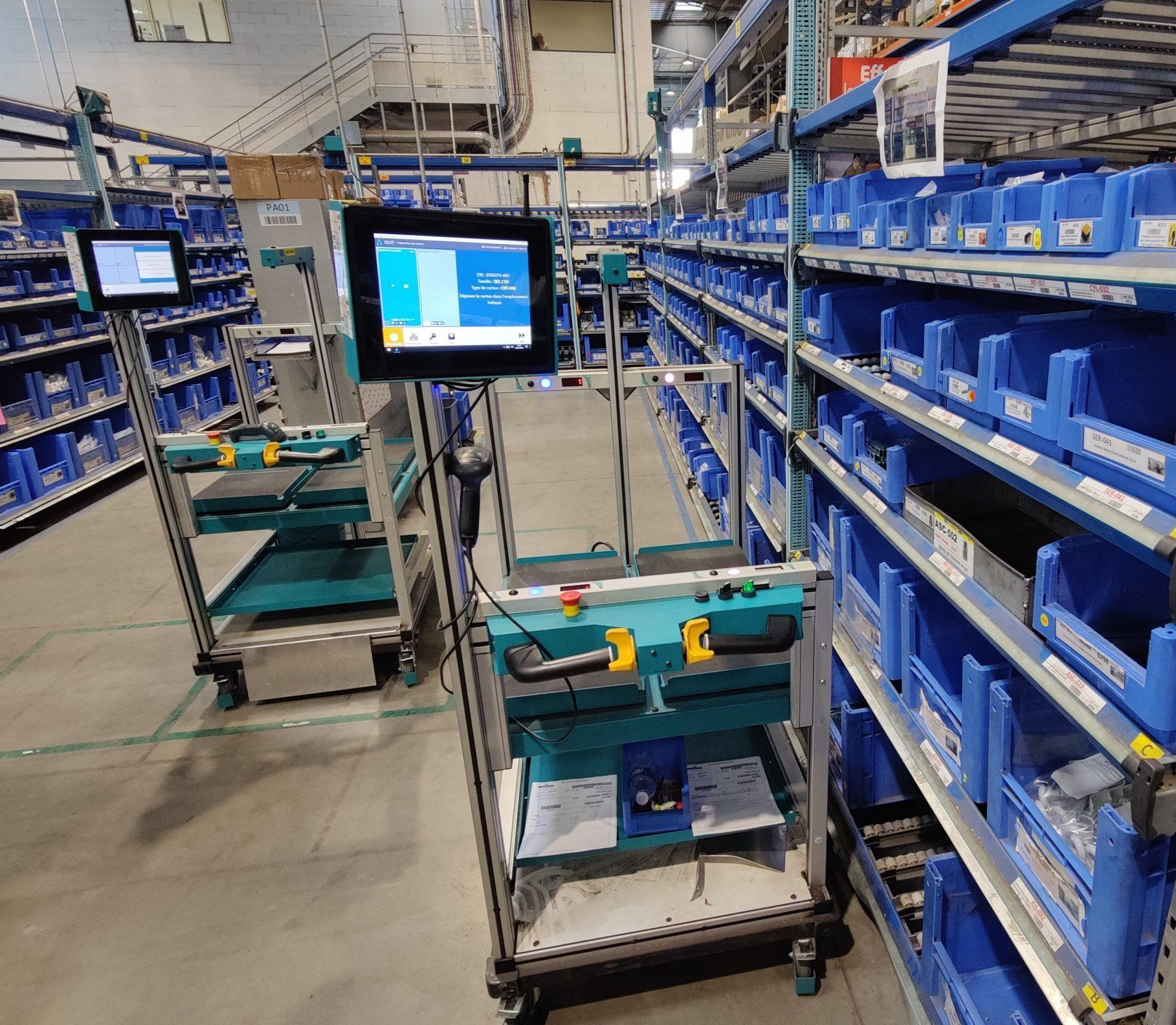Solution mise en place sur le site de la Toulousaine pour l'optimisation de ses préparations de commande