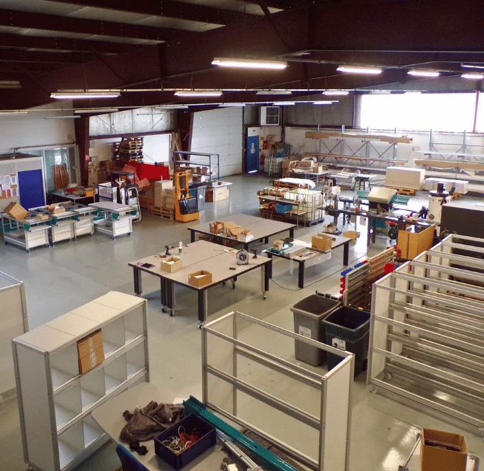 Notre équipe : présentation de l'atelier de montage